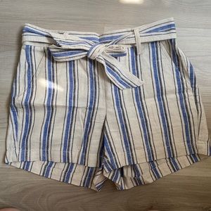 NWOT JCREW WOMENS TIE FRONT SHORTS